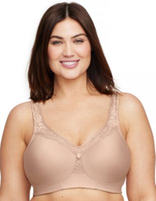 Bramour by Glamorise Women's Full Figure Plus Size Wirefree