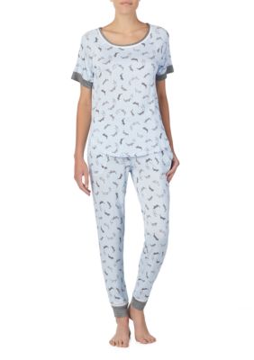 Layla® 2-Piece Short Sleeve Pajama Set | belk