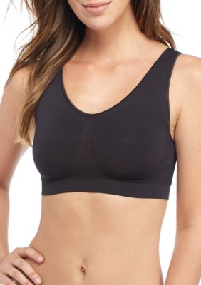 Hanes Womens Invisible Embrace Moisture Wicking Pullover Bralette