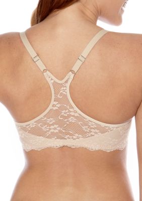 Maidenform Womens Pure Genius T-Back Bra with Lace Black at  Women's  Clothing store