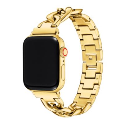 Posh Tech Women's Nikki Gold Stainless Steel Chain-Link Band For Apple Watch Se & Series 7/6/5/4/3/2/1 - Size 42Mm/44Mm/45Mm