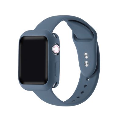 Posh Tech Marble Silicone Sport Band & Matching Bumper For Apple Watch Se & Series 7/6/5/4/3/2/1 - Size 38Mm/40Mm/41Mm