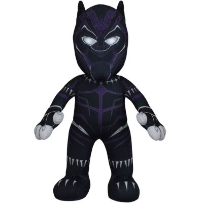 Uncanny Brands Marvel Black Panther 10"" Plush Figure- A Superhero For Play Or Display