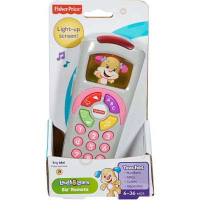 Mattel Fisher-Price Laugh & Learn Sis' Remote - Pink