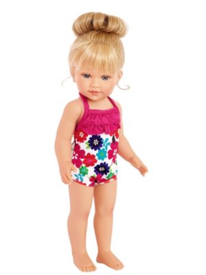 Charlie And Jack Hibiscus Swimsuit For 18 Inch Fashion Girl Dolls