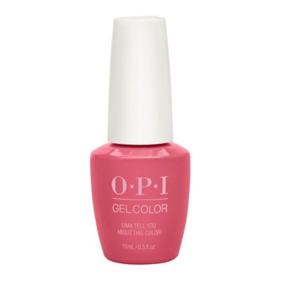 Opi Gelcolor Soak-Off Gel Lacquer Peru Collection Gcp30 - Lima Tell You About This Color