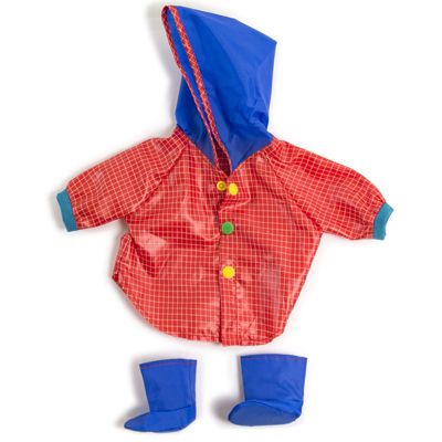 Miniland Educational Corporation Doll Clothes, Rain Coat & Boots