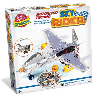 Small World Toys Motorized Techno Sky Riders