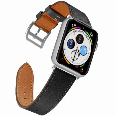 Hypercel Corporation Leather Band For Apple Watch - 38/40Mm Black