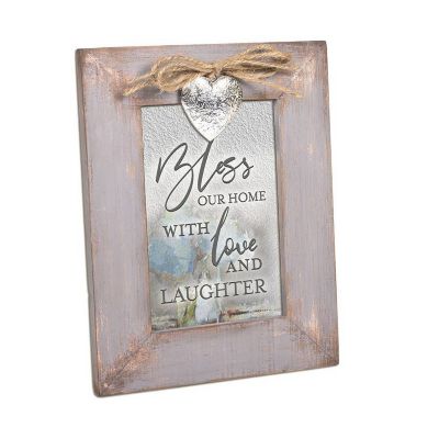 Dicksons Inc Bless Our Home Gray Distressed Photo Frame