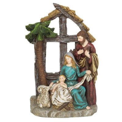 Dicksons Inc 1 Piece Holy Family In Creche 7""h