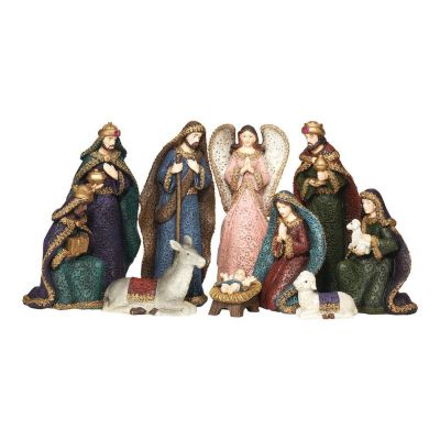 Dicksons Inc 10 Piece Nativity Set