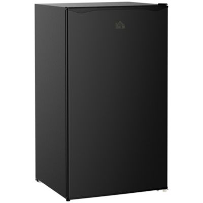 Homcom Mini Fridge With Freezer 3.2 Cu.ft Compact Refrigerator, Black