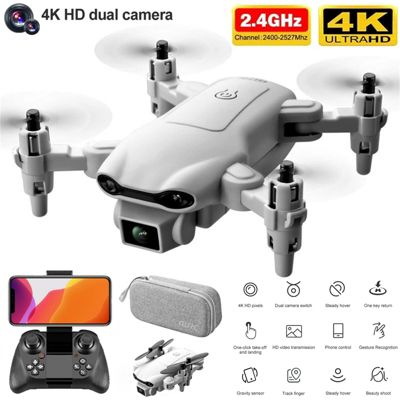 Kitcheniva Rc Drone 4K Hd Wide Angle Dual Camera Wifi Fpv Drone Quadcopter
