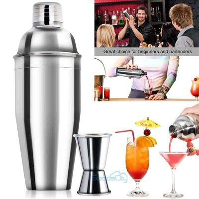 Stainless Steel Thermo + 3 cup, 500ml/16.9oz (Grey, Black, Blue) ADVANTAGE  SET Gray 2.5 x 2.5 x 9.3 inch