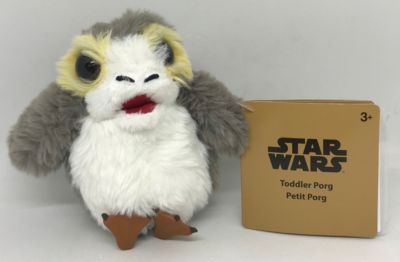 Disney Star Wars Galaxy Edge Toddler Porg Talking Mini Magnetic Shoulder Plush