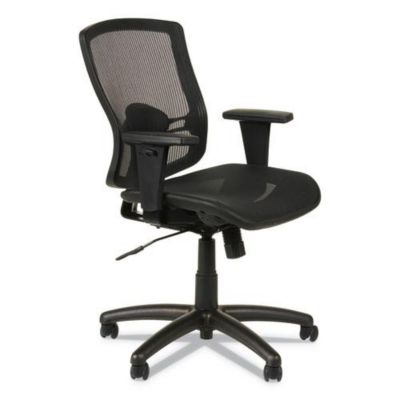 Alera Etros Series Mesh Mid-Back Synchro Tilt Chair, Mesh Back/seat