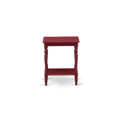 East West Furniture Bf-13-Et Modern End Table With Open Storage Shelf