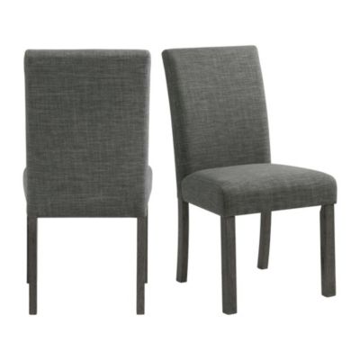 Elements Picket House Furnishings Turner Side Chair Set In Charcoal