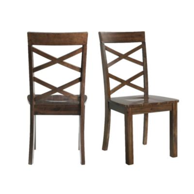Elements Picket House Furnishings Regan Standard Height Side Chair Set In Cherry