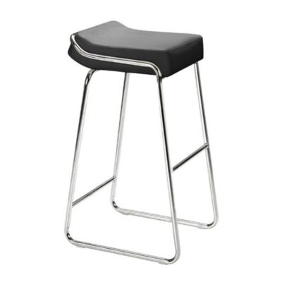 Zuo Home Kitchen Wedge Barstool, Black - Pack Of 2