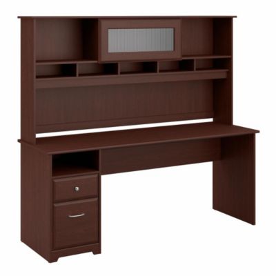 Bush Business Furniture Cabot 72W Computer Desk With Hutch And Drawers