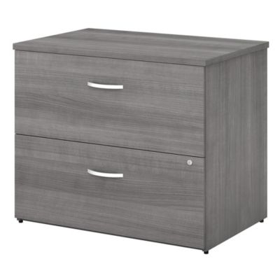 Bush Business Furniture Studio C 2 Drawer Lateral File Cabinet, Platinum Gray