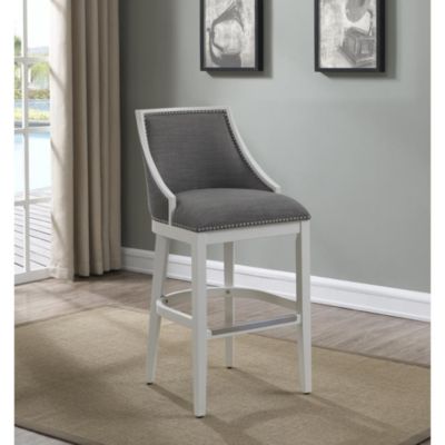 American Woodcrafters Lanie Counter Stool, Off White