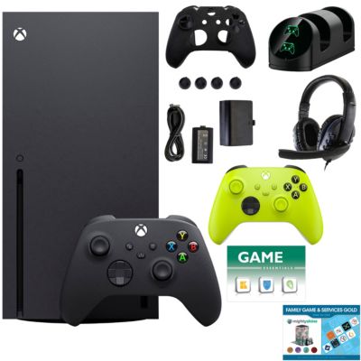 Microsoft Xbox Series X 1Tb Console With Extra Controller, Accessories Kit And 2 Vouchers
