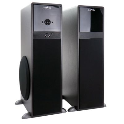 Befree Sound 2.1 Channel 80 Watt Bluetooth Tower Speakers With Remote And Microphone