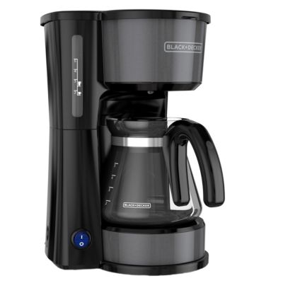 Black+Decker Black And Decker 4-In-1 Coffee Station 5-Cup Coffee Maker In Stainless Steel Black