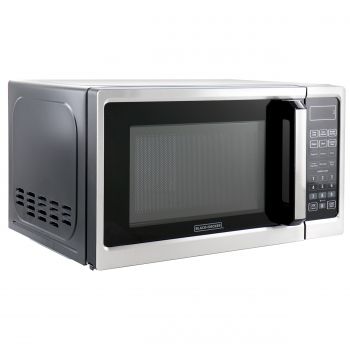 Black+Decker Black + Decker 0.9 Cu Ft 900W Digital Microwave Oven With Turntable In Stainless Steel