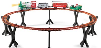Northlight 36 Pc Battery Operated Lighted And Animated Train Set With Raised Track And Sound