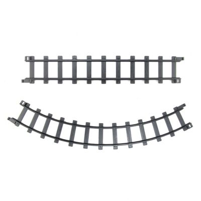 Northlight Pack Of 12 Black Replacement Train Set Track Pieces - 1.5 X 12