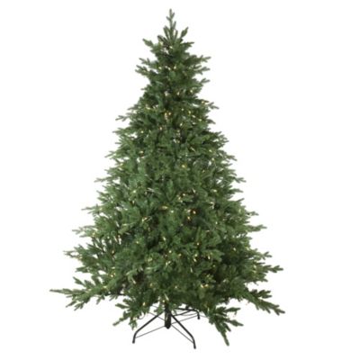 Northlight 7.5' Pre-Lit Medium Minnesota Balsam Fir Artificial Christmas Tree - Warm Clear Led Lights