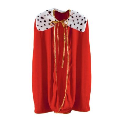 Party Central Royal Red Unisex Child King Or Queen Robe Mardi Gras Costume Accessory 33