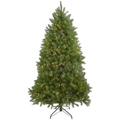 Northlight 7.5' Pre-Lit Green Medium Northern Pine Artificial Christmas Tree - Warm Clear Led Lights
