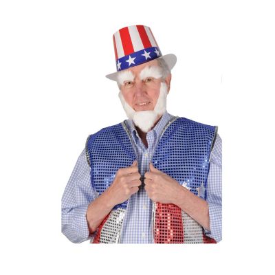 Beistle Club Pack Of 12 Uncle Sam Patriotic Costume Accessories 10.25