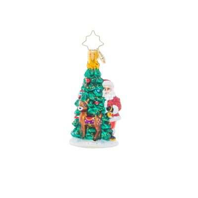 Northlight Christopher Radko Two Talented Tree Trimmers Gem Christmas Ornament 1021064