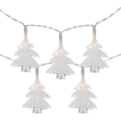 Northlight 10-Count Led Clear Winter Trees Micro Christmas Light Set 3Ft Clear Wire