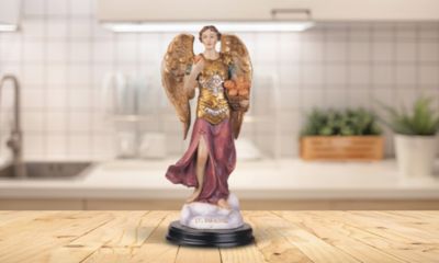 Fc Design 6""h Archangel Barachiel Statue Chief Of The Guardian Angels Holy Figurine Angel Of Blessings Religious Decoration