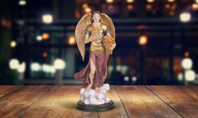 Fc Design 12""h Archangel Barachiel Statue Chief Of The Guardian Angels Holy Figurine Religious Decoration