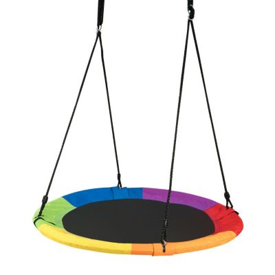 Slickblue 40 Inch Flying Saucer Tree Swing Outdoor Play For Kids