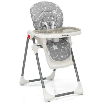 Slickblue Folding Baby High Dining Chair With 6-Level Height Adjustment