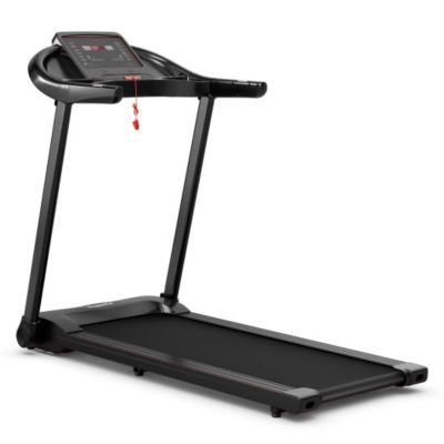 Slickblue 2.25Hp Electric Folding Treadmill With Hd Led Display And App Control Speaker