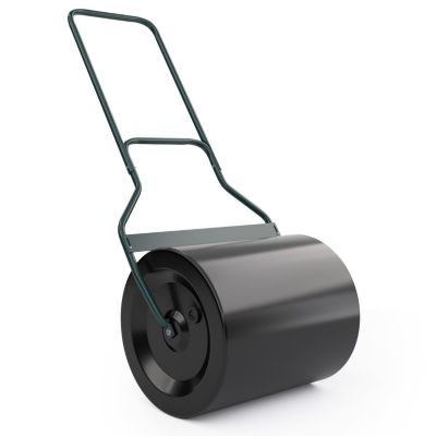 Slickblue Lawn Roller With U-Shaped Handle For Garden Backyard