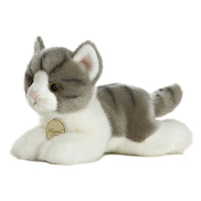 Aurora - Miyoni - 8"" Grey Tabby Cat