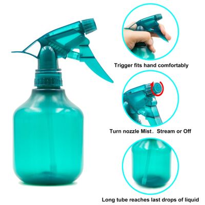 Youngever 3 Pack Empty Spray Bottles, Spray Bottles for Cleaning Solutions,  All - Purpose with Clear Finish