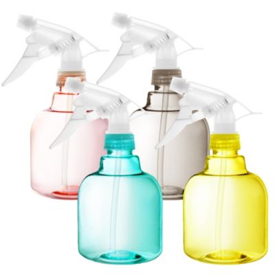 Plastic Spray Bottles for Cleaning Solutions,10OZ Reusable Empty Container  with Durable Black Trigger Sprayer, 3Pack 