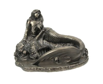 Veronese Design Anne Stokes ""siren's Lament"" Metallic Bronze Finished Mermaid Statue